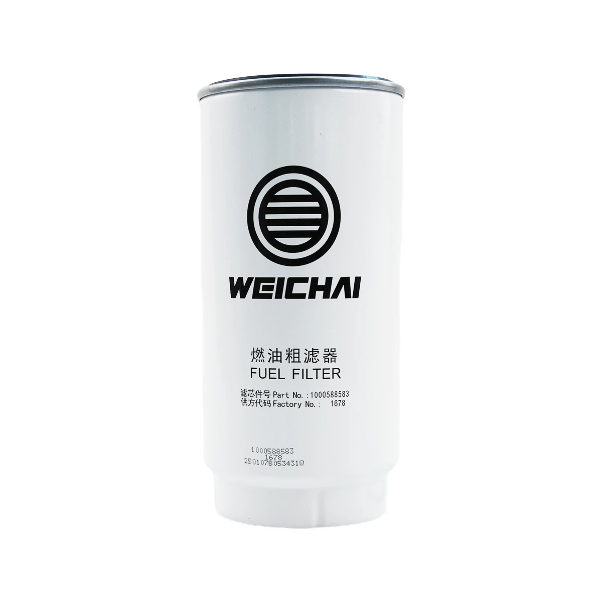 فلتر وقود Weichai رقم 1000588583 بديل لفلتر وقود BAUDOUIN رقم 1001044161 16232128S BALDWIN BF1383 BF1383O