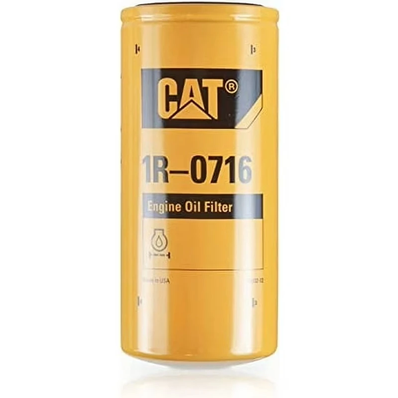 فلتر زيت كاتربيلر 1R0716 متوافق مع محركات كاتربيلر C15 و C18