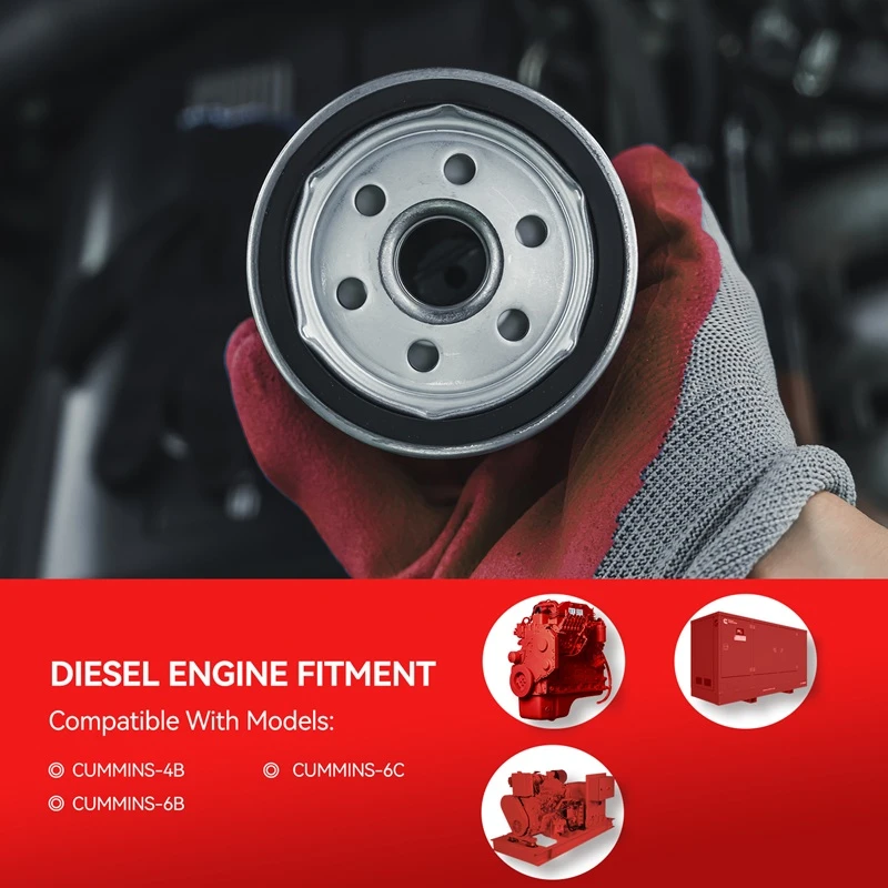 فلتر وقود فليت جارد FF5052 متوافق مع محركات كمنز B4.5 و 4B3.9-G