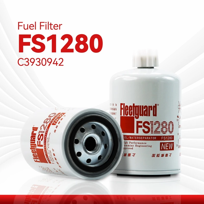 فاصل الماء عن الوقود FS1280 من فليت جارد متوافق مع محرك كمنز 6B5.9