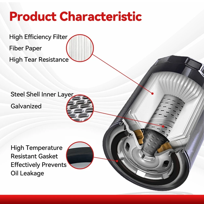 فلتر زيت Fleetguard LF3345 متوافق مع محركات Cummins 4BT3.9-G وB3.9