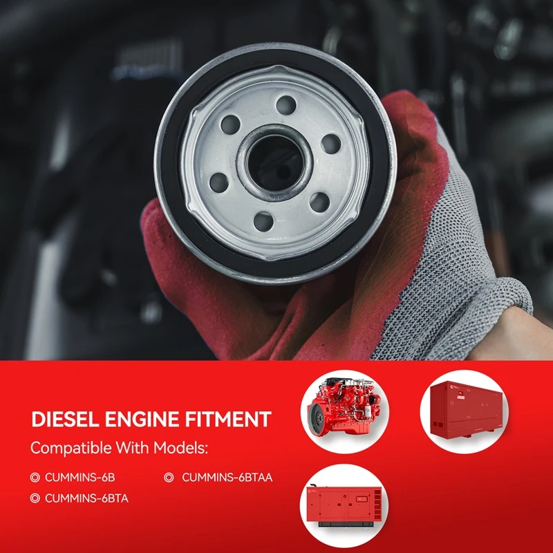 فلتر زيت فليت جارد LF3349 لمحركات كومينز من سلسلة 6BT