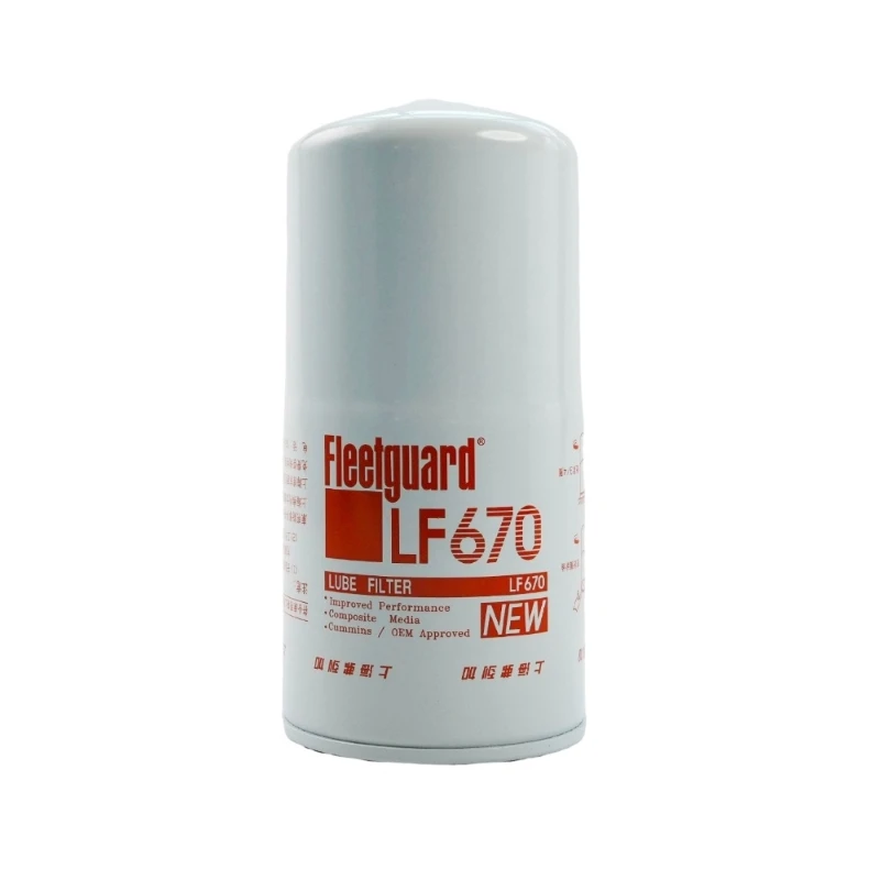 فلتر زيت التشحيم LF670 من فليت جارد لطرازات QSK60-G2، KTA50-G4، QSK60-G3