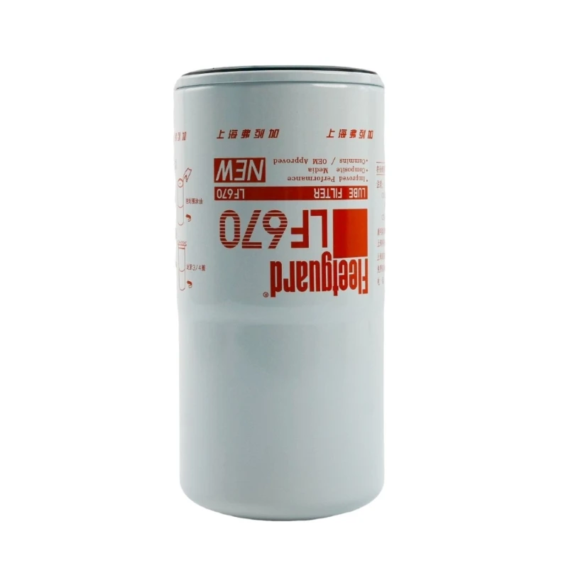 فلتر زيت التشحيم LF670 من فليت جارد لطرازات QSK60-G2، KTA50-G4، QSK60-G3