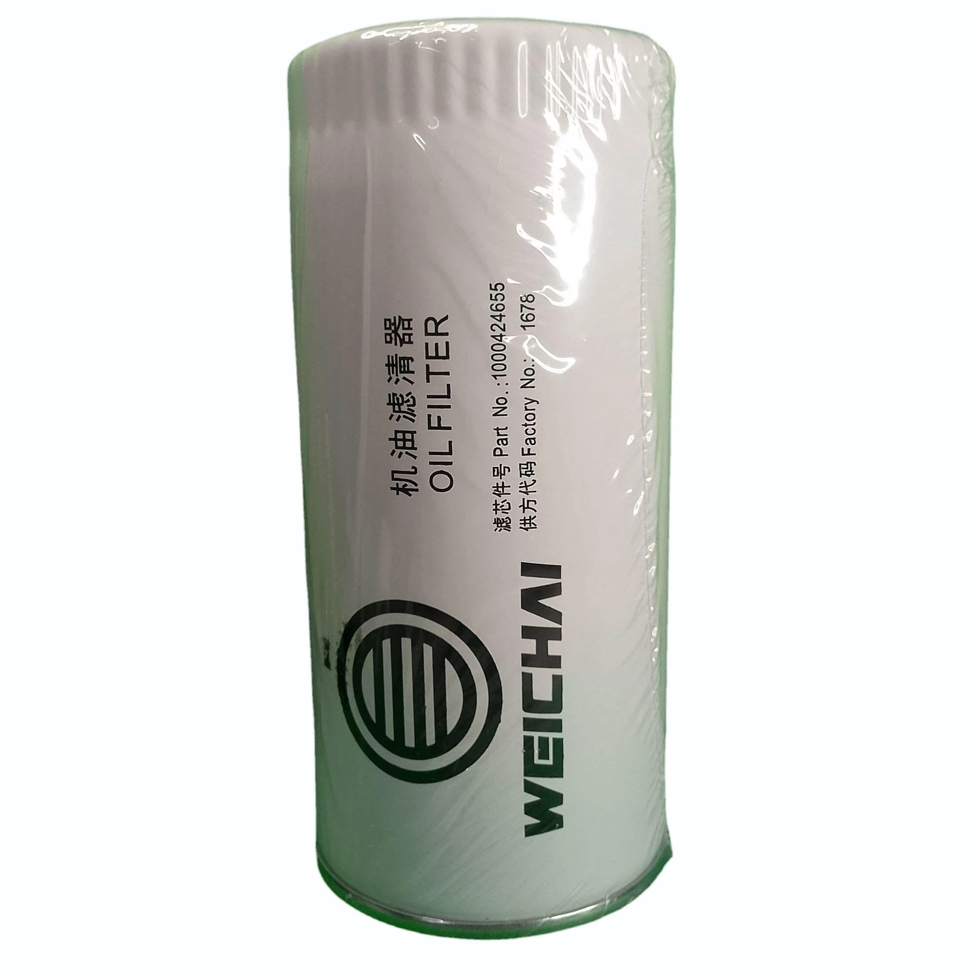 فلتر زيت Weichai رقم 1000424655 لمحركات 4.3T، D229-6، F6L413F2، D4H، D5D
