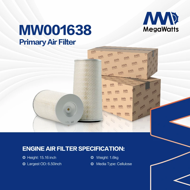 فلتر هواء فليت جارد KW1638 MW001638 متوافق مع محرك كمنز 4BTA3.9-G11